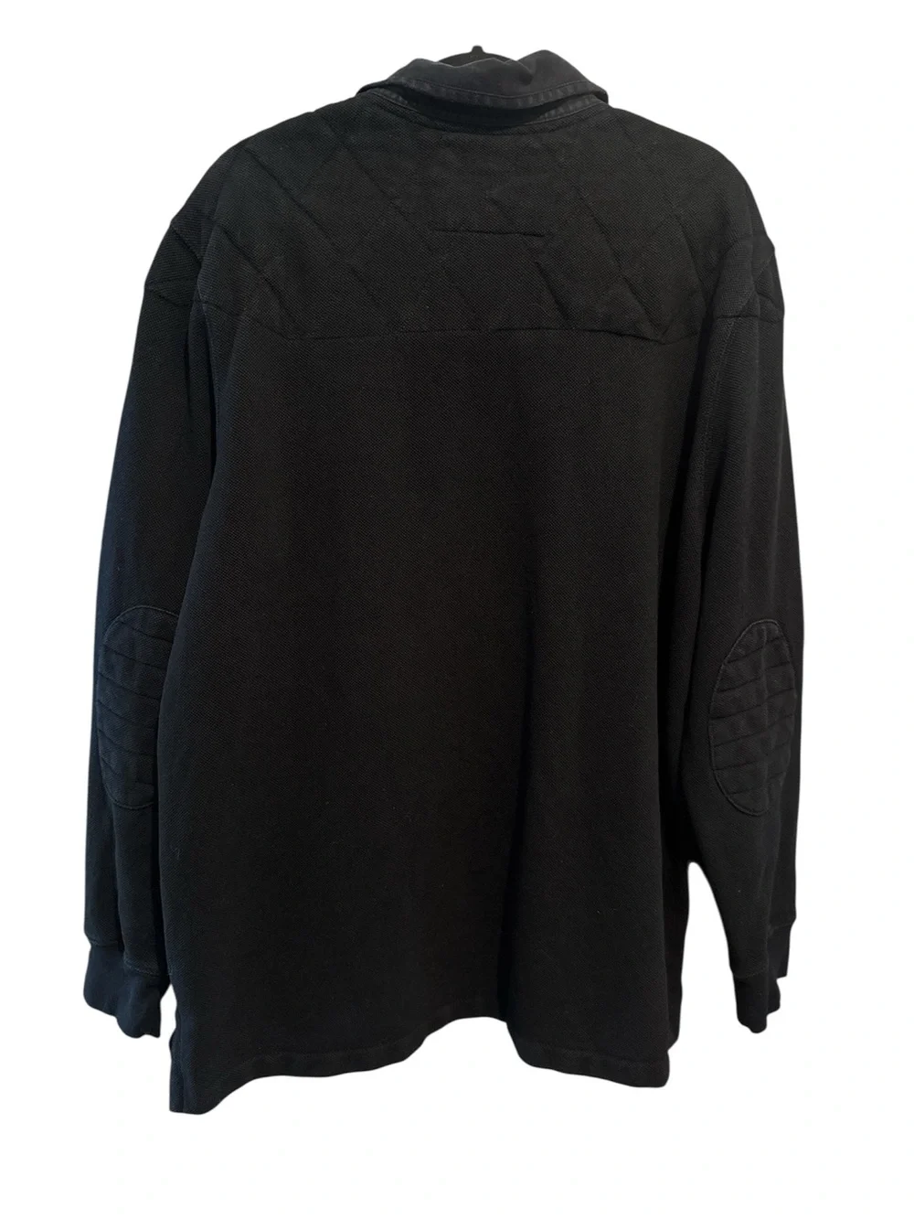 Polo Ralph Lauren RL Snow‎ Cup Rugby Polo Shirt Men's XXL Pony Crest Elbow Patch